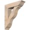 Ekena Millwork Funston Traditional Smooth Bracket w/ Offset Brace, Douglas Fir, 7 1/2"W x 28"D x 32"H BKT0806X28X32FST01SDF - alternate 1